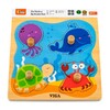 Деревянная рамка-вкладыш Viga Toys Морские обитатели
