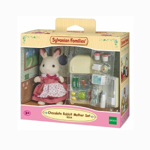 Ігри та іграшки: Ігровий набір Шоколадний Кролик Мама біля холодильника 5014, Sylvanian Families