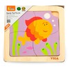 Дерев'яний міні-пазл Viga Toys Рибка, 4 ел.