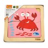 Дерев'яний міні-пазл Viga Toys Крабик, 4 ел.