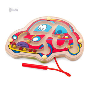 Ігри та іграшки: Магнітний лабіринт «Машинка», Viga Toys