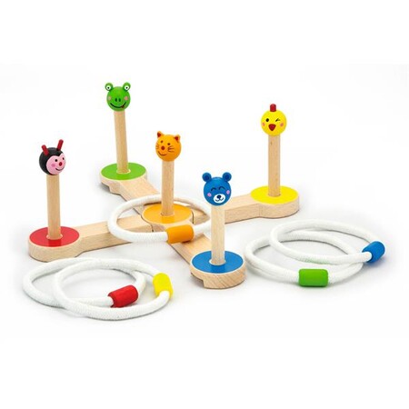 Другие подвижные игры: Игровой набор Viga Toys Бросание кольца