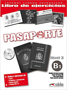 Книги для дорослих: Pasaporte 3 (B1) Libro del ejercicios + CD audio [Edelsa]