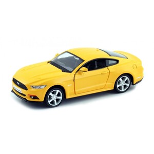 Игры и игрушки: Машинка Ford Mustang 2015 желтая матовая, Uni-fortune