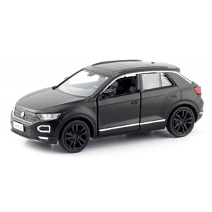 Автомобілі: Машинка Volkswagen T-Roc чорна матова, Uni-fortune