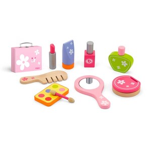 Косметика и причёски: Деревянный игровой набор Viga Toys Все для макияжа