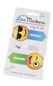 Блокноти та щоденники: Line Markers Crazy & Cool Набор закладок/2 шт