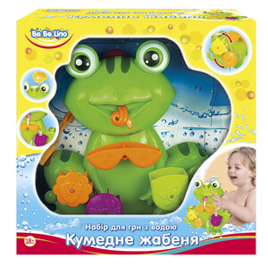 Іграшки для ванни: Іграшка для купання Кумедний жабеня, BeBeLino
