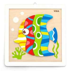 Товары для рисования: Набор для творчества Viga Toys Картина своими руками Рыбка