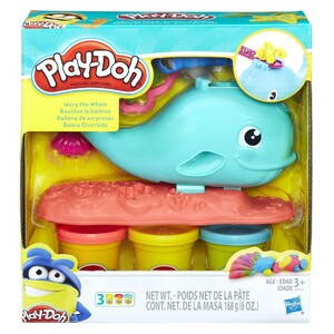 Ліплення та пластилін: Ігровий набір Кумедний кит, Play-Doh