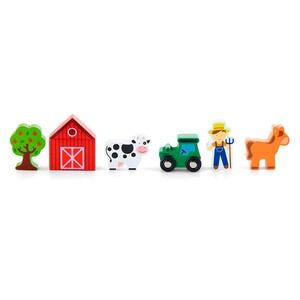Игры и игрушки: Набор для железной дороги Viga Toys Ферма