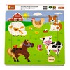 Деревянный пазл Viga Toys Зверята на ферме