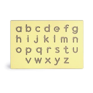 Деревянная доска Viga Toys Написание строчных английских букв