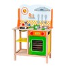 Дитяча кухня Viga Toys з дерева з посудом