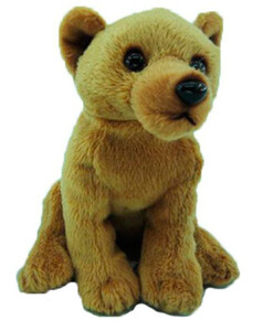Мягкие игрушки: Медведик бурый, 15 см