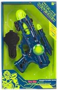 Іграшкова зброя: Космічний бластер (25 см) зі світлом, звуком і музикою