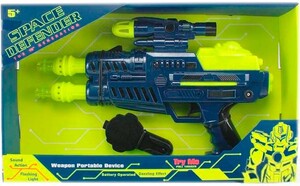 Іграшкова зброя: Космічний бластер (36 см) зі світлом, звуком і музикою