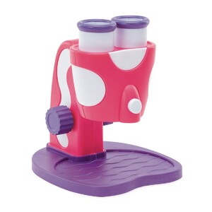 Оптичні прилади: Розвивальна іграшка GeoSafari "Мій перший мікроскоп" (рожевий) Educational Insights