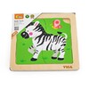 Дерев'яний міні-пазл Viga Toys Зебра, 4 ел.