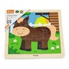 Дерев'яний пазл Viga Toys Коник, 9 ел.