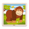 Дерев'яний пазл Viga Toys Мавпочка, 9 ел.