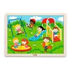Деревянный пазл Viga Toys Парк развлечений, 16 эл.