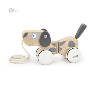 Розвивальні іграшки: Дерев'яна каталка «Собачка», Viga Toys