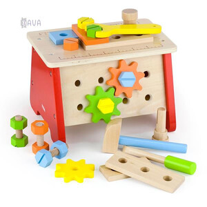 Ігри та іграшки: Дерев'яний ігровий набір «Верстат з інструментами», Viga Toys