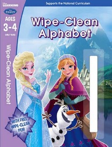 Книги для дітей: Frozen. Wipe-Clean Alphabet Ages 3-4