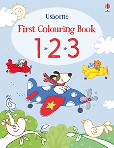 Книги для дітей: 123 - First colouring book