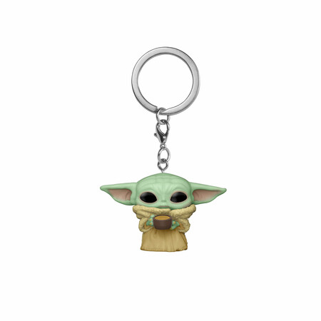 Персонажи: Игровая фигурка на клипсе Funko Pop! серии «Мандалорец» — Малыш с чашкой