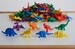 Різнобарвні фігурки для сортування «Динозаври» 128 шт. EDX Education дополнительное фото 2.