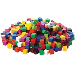 Різнокольорові кубики, 100 шт., EDX Education