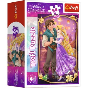 Игры и игрушки: Пазл серії Міні «Чарівні принцеси: Рапунцель», 54 ел., Trefl