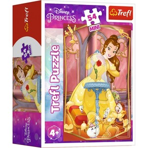 Ігри та іграшки: Пазл серії Міні «Чарівні принцеси: Бель», 54 ел., Trefl