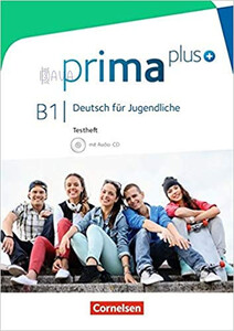 Книги для детей: Prima plus B1 Testheft mit Audio-CD [Cornelsen]
