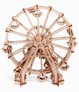 Пазлы и головоломки: Колесо обозрения, механический 3D-пазл на 219 элементов, Wood Trick