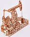 Нефтевышка, механический 3D-пазл на 120 деталей, Wood Trick дополнительное фото 2.