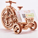 Велосипед, механический 3D-пазл на 89 элементов, Wood Trick дополнительное фото 1.