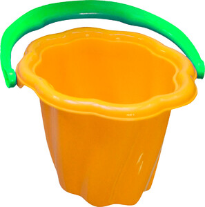 Відерце для піску Хвиля (жовте), Numo toys