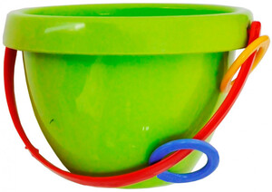 Розвивальні іграшки: Ведерко для песка Кроха (зеленое), Numo toys