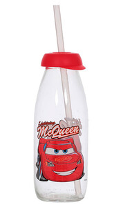 Поїльники, пляшечки, чашки: Скляна пляшка Disney Cars, 250 мл, Herevin (Solmazer)