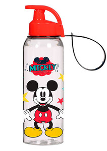 Поїльники, пляшечки, чашки: Пластиковая бутылочка Disney Mickey Mouse, 500 мл, Herevin (Solmazer)