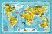 Пазл Карта Мира Животные, Dodo дополнительное фото 1.