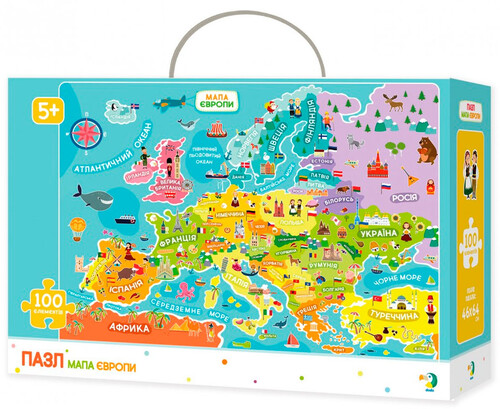 Класичні: Пазл Карта Европы, Dodo