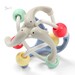 Развивающая игрушка-погремушка «Дельфины» голубые, BabyOno дополнительное фото 1.