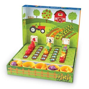 Розвивальні іграшки: Навчальний ігровий набір-сортер Learning Resources Розумний фермер