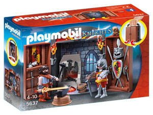 Игровые наборы Playmobil: Игровой бокс Рыцари с оружием, Playmobil