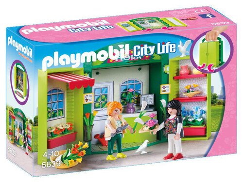 Ігрові набори Playmobil: Ігровий бокс Квітковий магазин, Playmobil