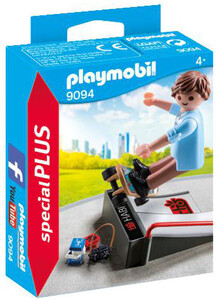 Игровые наборы Playmobil: Игровой набор Скейтбордист с трамплином, Playmobil